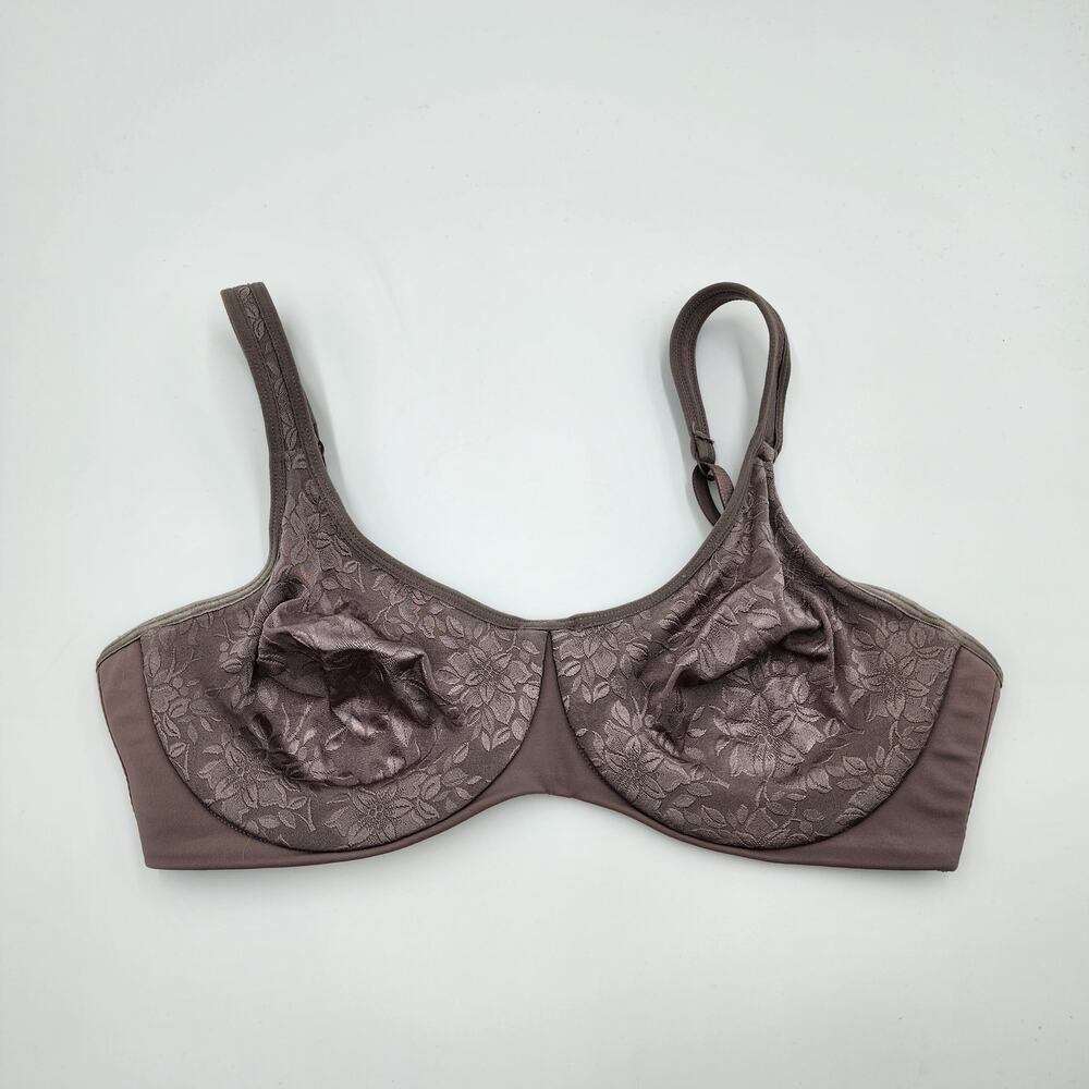 Delta Burke 2612-44 Full Coverage Unlined Bra Size 40D